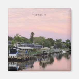 Cape Coral, Florida canal Magnet