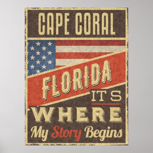 Cape Coral Florida Poster