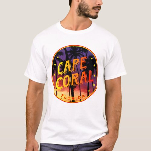 Cape Coral Florida sunset T_Shirt