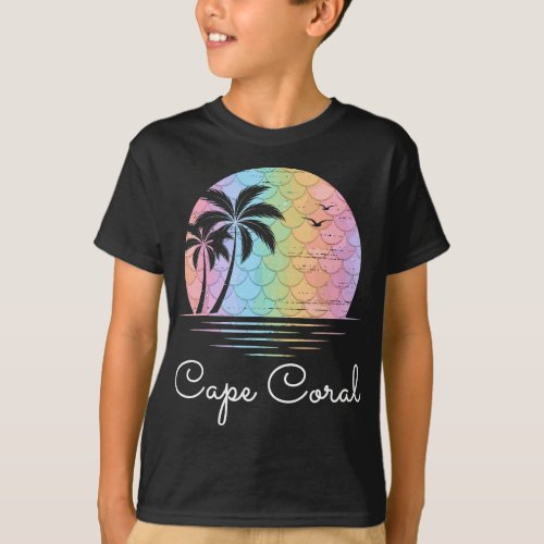 Cape Coral Florida Vacation Beach Island Family Gr T_Shirt