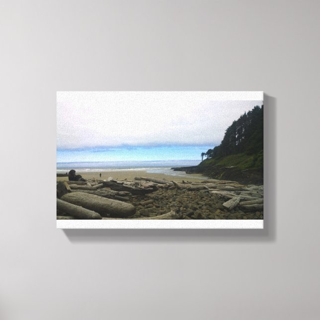 Cape Cove, Cape Perpetua, Oregon Canvas Print (Front)