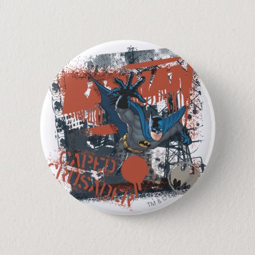 Cape Crusader Collage Button