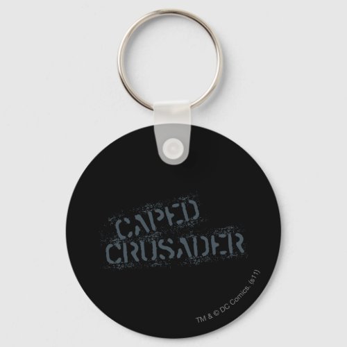 Cape Crusader Paint Keychain