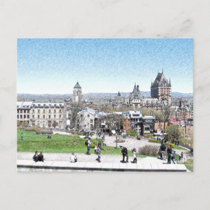 CAPE DIAMOND IN QUEBEC CITY POSTCARD