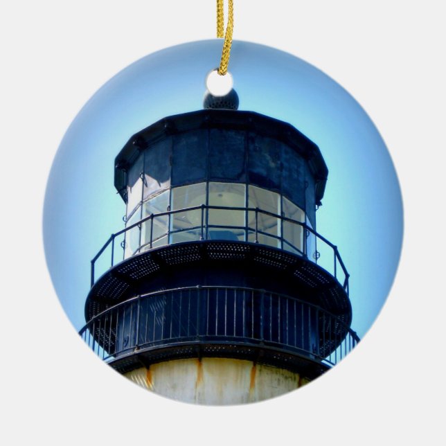 Cape Disappointment Lighthouse Ceramic Ornament (Front)