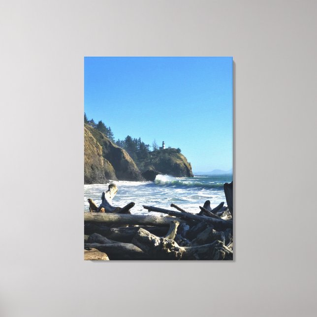 Cape Disappointment Lighthouse, Washington Canvas Print (Front)