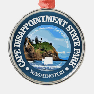 Cape Disappointment SP Metal Ornament