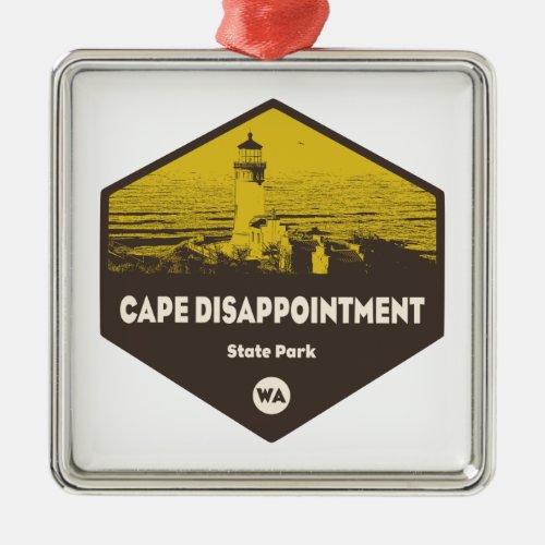 Cape Disappointment State Park Washington Metal Ornament