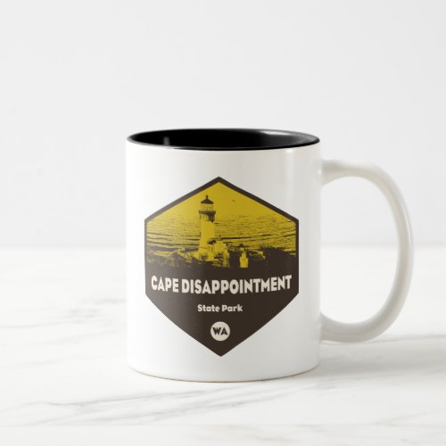 Cape Disappointment State Park Washington Two_Tone Coffee Mug