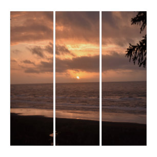 Cape Disappointment Sunset Triptych