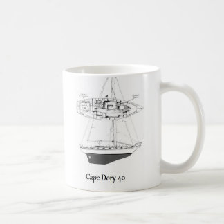 Cape Dory 40 Sailboat Mug
