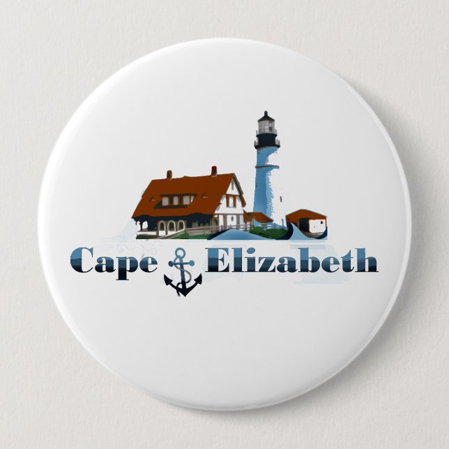Cape Elizabeth. Button (Front)
