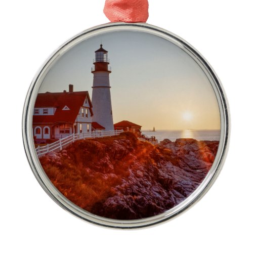 Cape Elizabeth Maine Metal Ornament