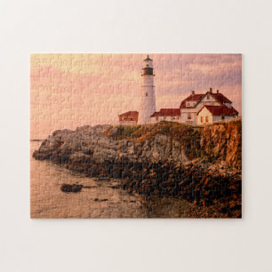 Cape Elizabeth   Portland Head Light   Maine Jigsaw Puzzle