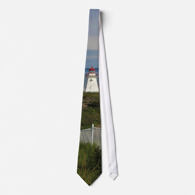 Cape Enrage Lighthouse Tie (Front)