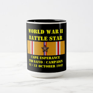 Cape Esperance ( Second Savo ) Campaign Two-Tone Coffee Mug