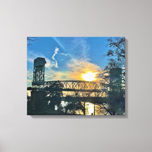 Cape Fear Memorial Bridge Wilmington NC Canvas Print