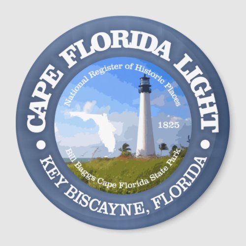 Cape Florida Light Magnet