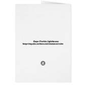 Cape Florida Lighthouse Cards (Back)