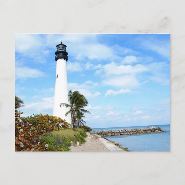 Florida Cape Florida Lighthouse Watercolor Notecards 