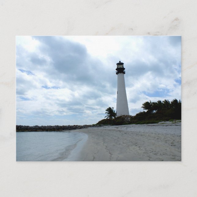 Cape Florida Lighthouse Postcard (Front)