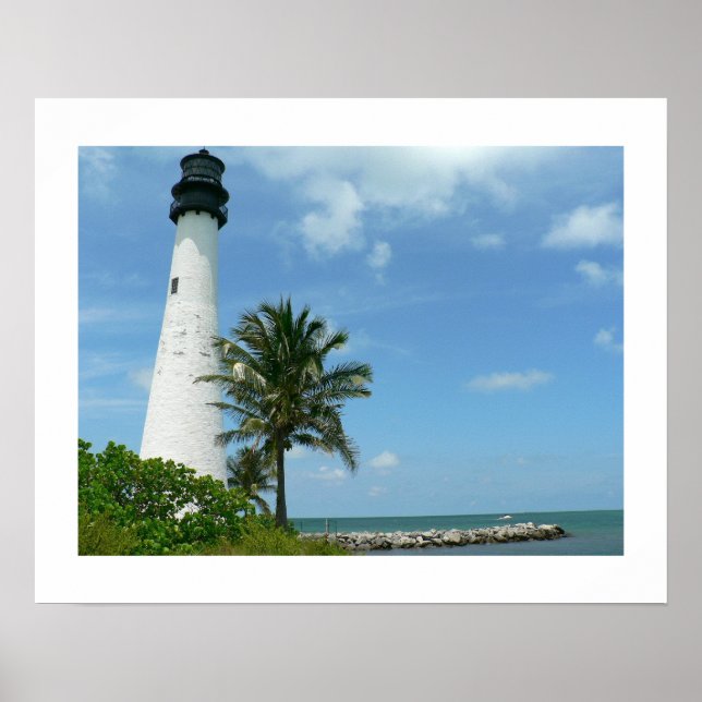 Cape Florida Lighthouse Poster (Front)