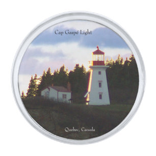 Cape Gaspe Light lapel pin