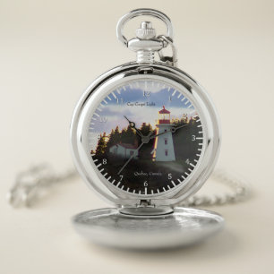 Cape Gaspe Light pocket watch