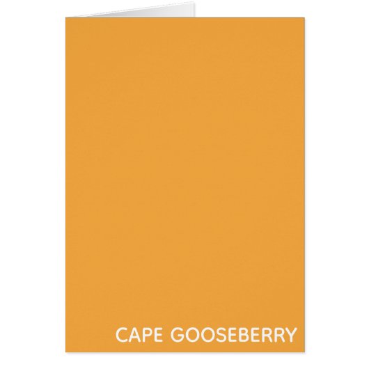 Cape Gooseberry yellow color name (Front)