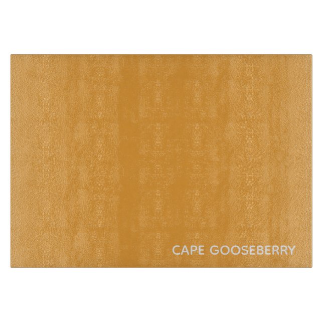 Cape Gooseberry yellow color name Cutting Board (Front)