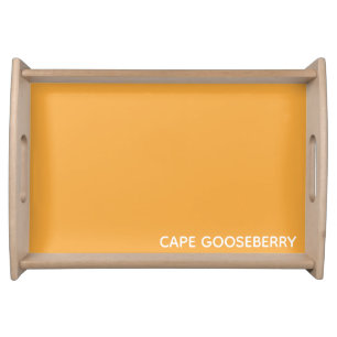 Cape Gooseberry yellow color name Serving Tray
