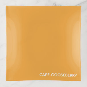 Cape Gooseberry yellow color name Trinket Tray