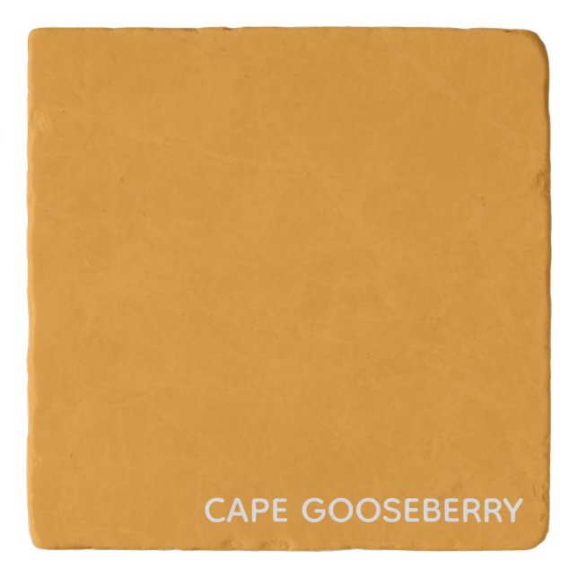 Cape Gooseberry yellow color name Trivet (Front)