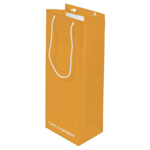 Cape Gooseberry yellow color name Wine Gift Bag