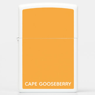 Cape Gooseberry yellow color name Zippo Lighter