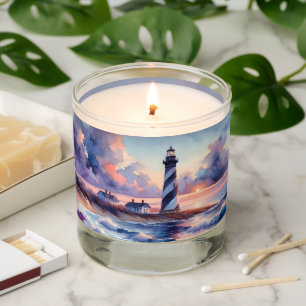Cape Hatteras Lighthouse at Sunset Coastline Scented Candle