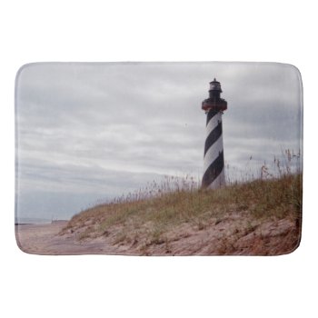 Cape Hatteras Lighthouse Bath Mat by JTHoward at Zazzle