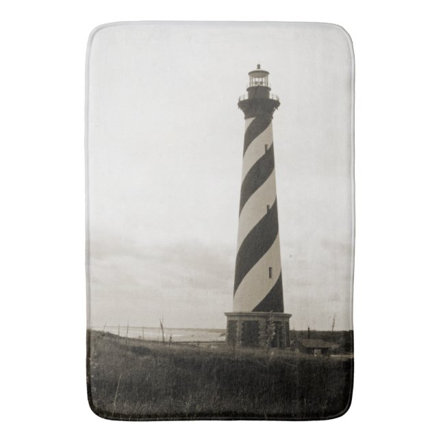 Cape Hatteras Lighthouse Bath Mat (Front Vertical)