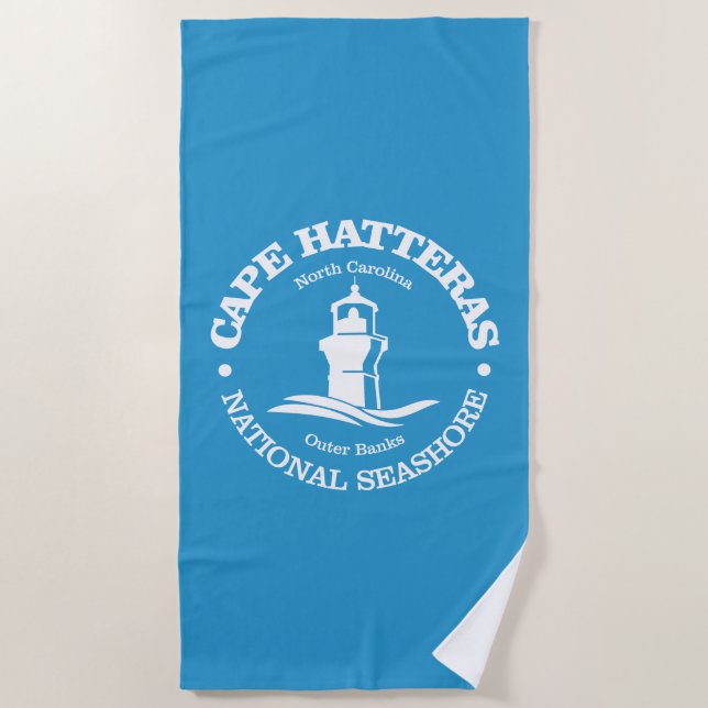 Cape Hatteras (lighthouse) Beach Towel (Front)