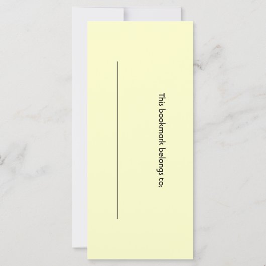 Cape Hatteras Lighthouse bookmark (Back)