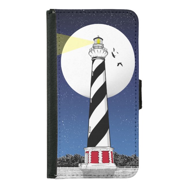 Cape Hatteras Lighthouse BUXTON Samsung Galaxy Wallet Case (Front)