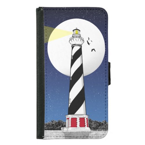 Cape Hatteras Lighthouse BUXTON Samsung Galaxy S5 Wallet Case