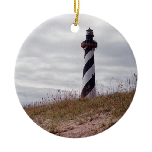Cape Hatteras Lighthouse Ceramic Ornament