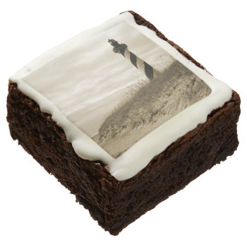 Cape Hatteras Lighthouse Chocolate Brownie by JTHoward at Zazzle