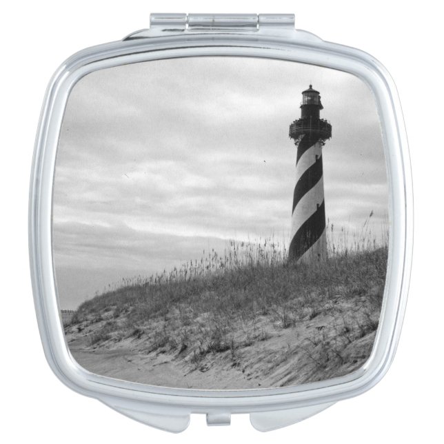 Cape Hatteras Lighthouse Compact Mirror (Front)