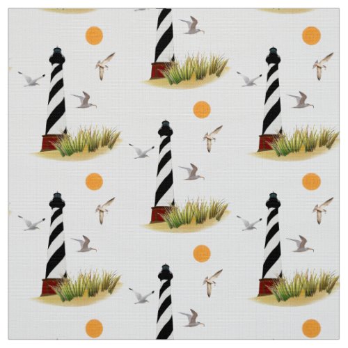 Cape Hatteras Lighthouse Fabric