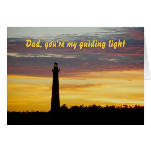 Cape Hatteras Lighthouse Fathers Day Card