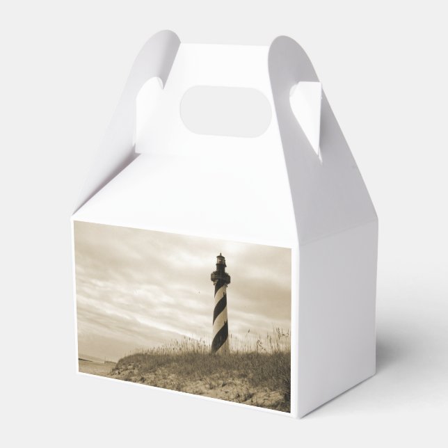 Cape Hatteras Lighthouse Favor Boxes (Front Side)