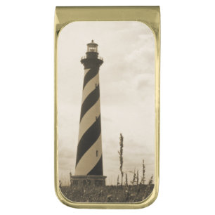 Cape Hatteras Lighthouse Gold Finish Money Clip