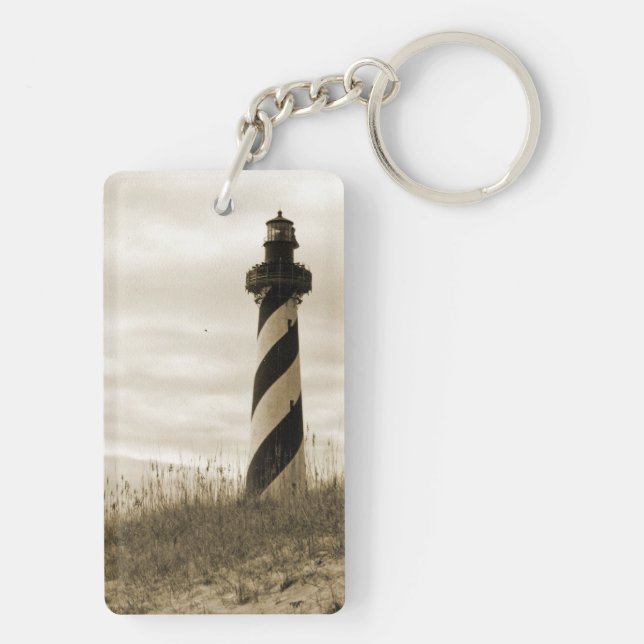 Cape Hatteras Lighthouse Keychain (Back)